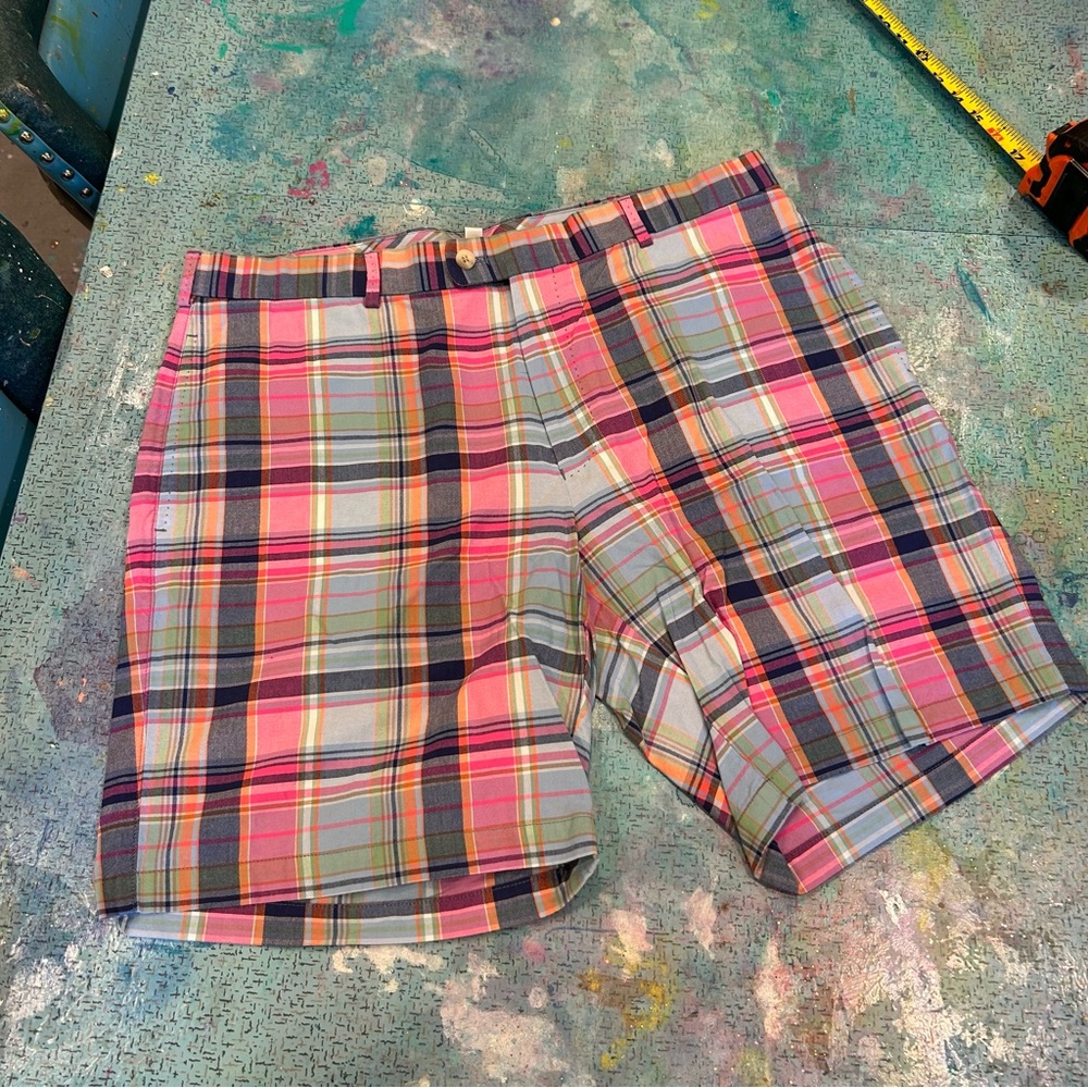 Plaid Peter Millar Shorts